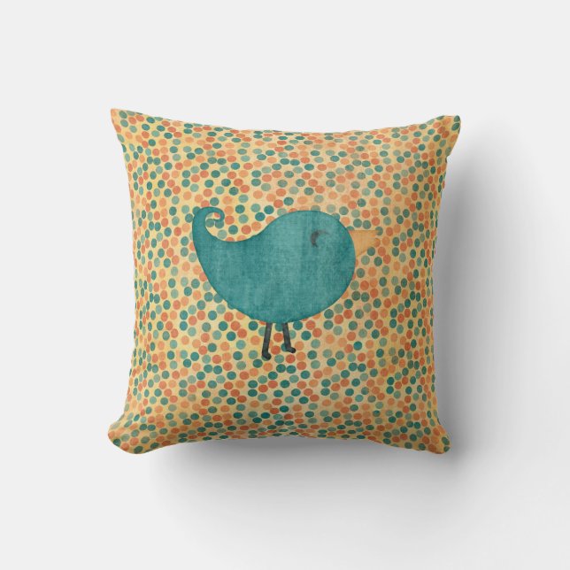 Almohada de MoJo del americano del pájaro (Anverso)
