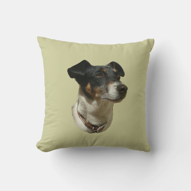 Almohada de MoJo del americano del perro de Jack (Anverso)