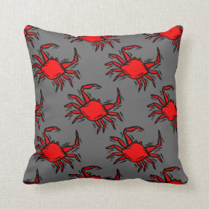 Almohada de MoJo del diseño de los cangrejos del