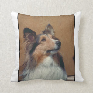 Almohada de MoJo del perro pastor de Shetland