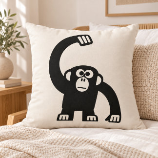 Almohada de mono luchador