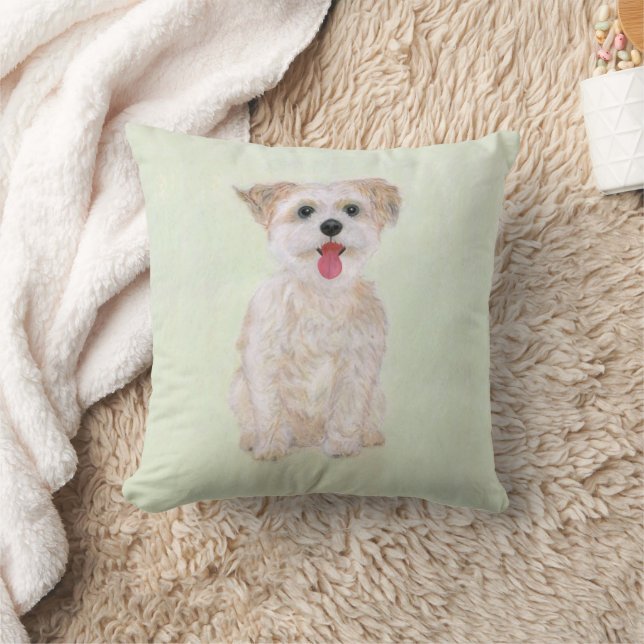 Almohada de Morkie perro (Manta)