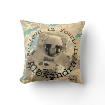 Almohada de motivación de cohete de astronauta per