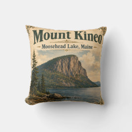Almohada de Mount Kineo Moosehead Lake Maine North