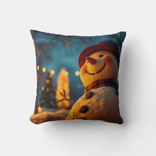 Almohada de muñeco de nieve