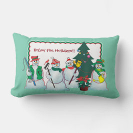 almohada de muñecos de nieve 3c