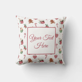 Almohada de Navidad acogedora personalizada