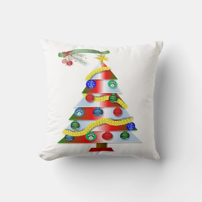 Almohada de Navidad, Árbol de Navidad (Anverso)
