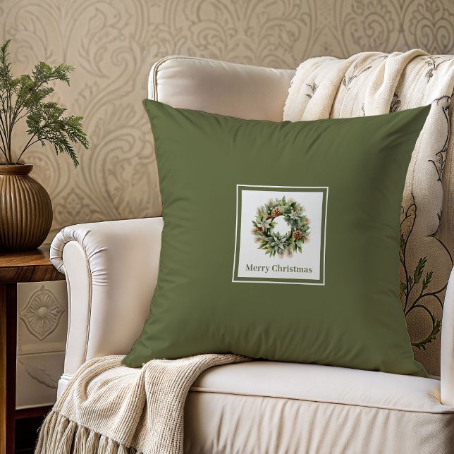 Almohada de Navidad con nombre personalizado Mejor (Custom Name Holiday Pillow Best Christmas Gift)