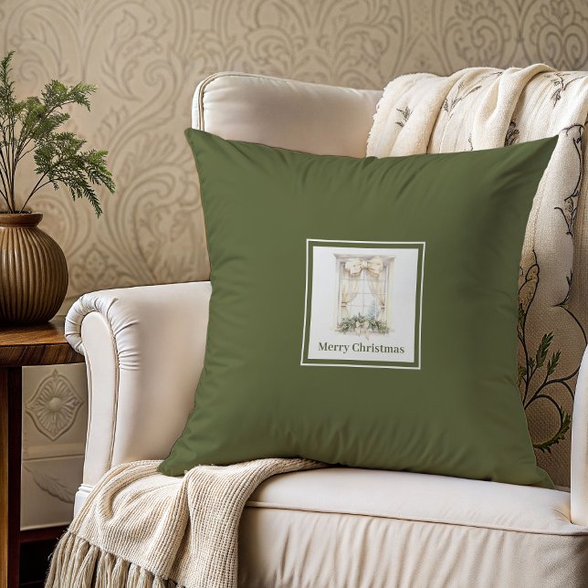 Almohada de Navidad con nombre personalizado regal (Custom Name Christmas Pillow Family Gift)
