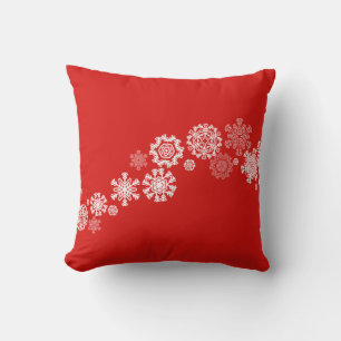 Almohada de Navidad-Copos de nieve