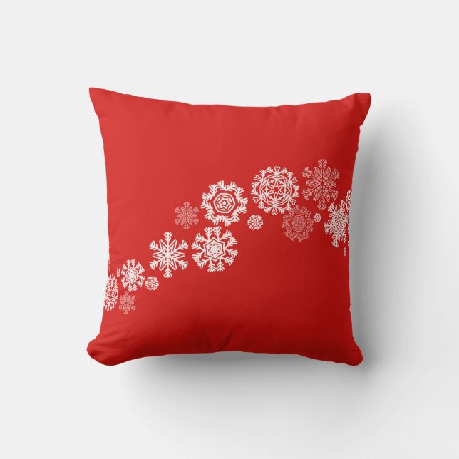 Almohada de Navidad-Copos de nieve (Anverso)