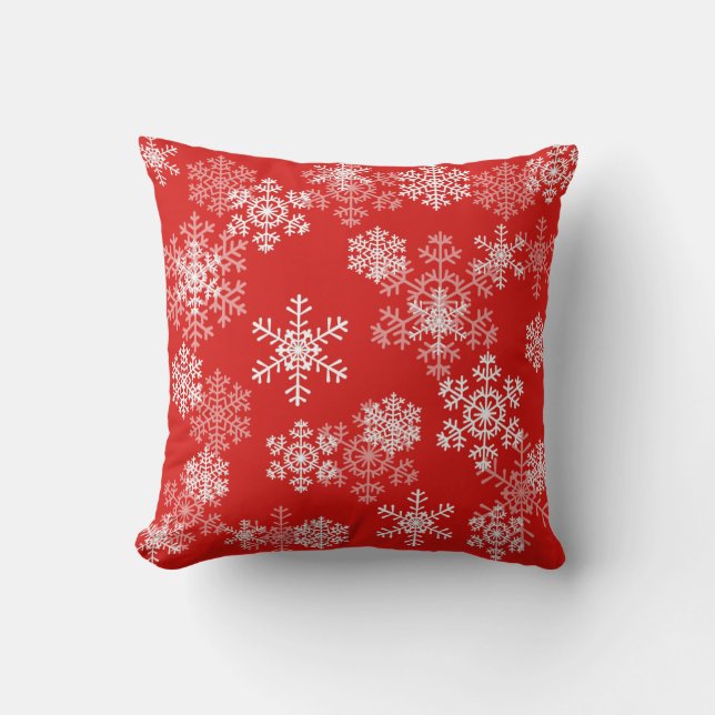 Almohada de Navidad-Copos de nieve (Anverso)