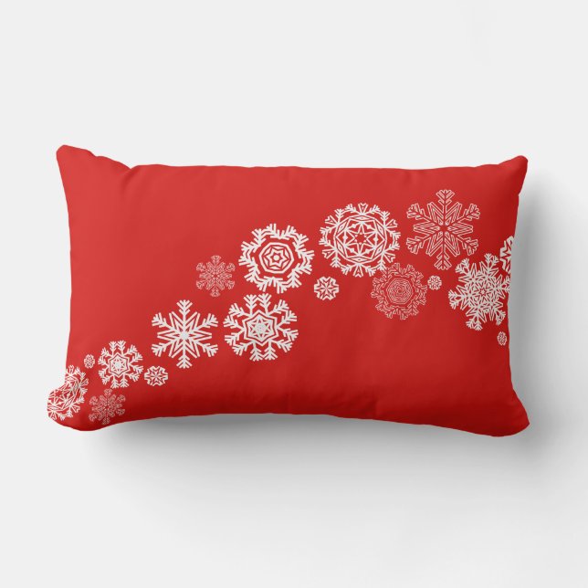 Almohada de Navidad-Copos de nieve (Anverso)