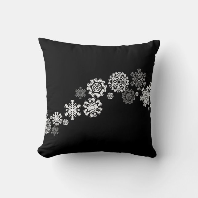 Almohada de Navidad-Copos de nieve (Anverso)