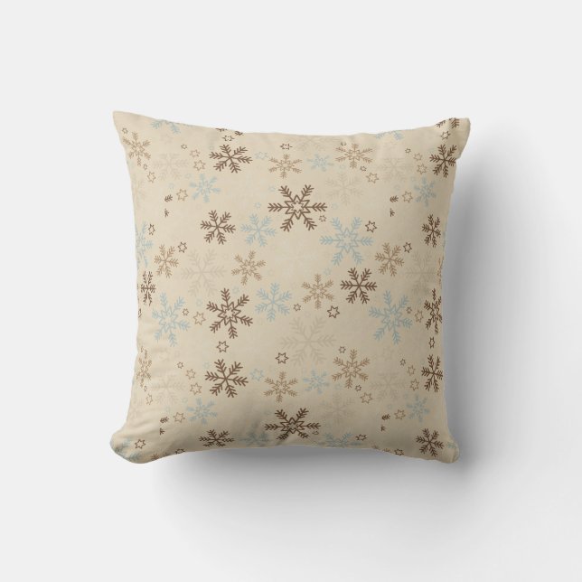 Almohada de Navidad-Copos de nieve (Anverso)