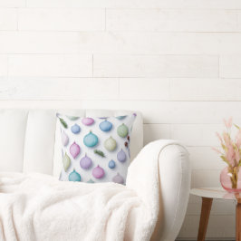 Almohada de Navidad de Acuarela de Invierno – Cozy