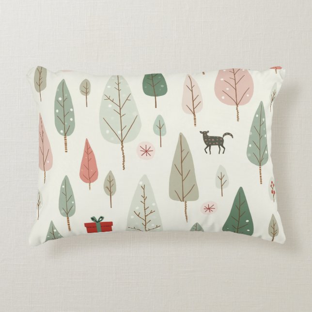 Almohada de Navidad de árbol (Anverso)