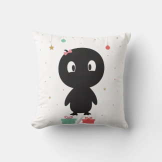 Almohada de Navidad de Pingüino