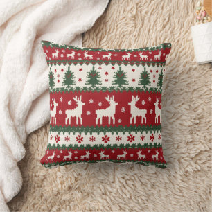 Almohada de Navidad de Reno