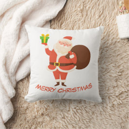 Almohada de Navidad de Santa Claus