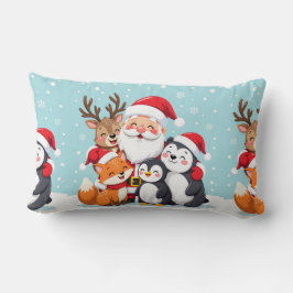 Almohada de Navidad de terciopelo de lujo