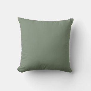 Almohada de Navidad en armonía verde musgo