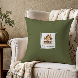 Almohada de Navidad familiar con estilo nórdico ne