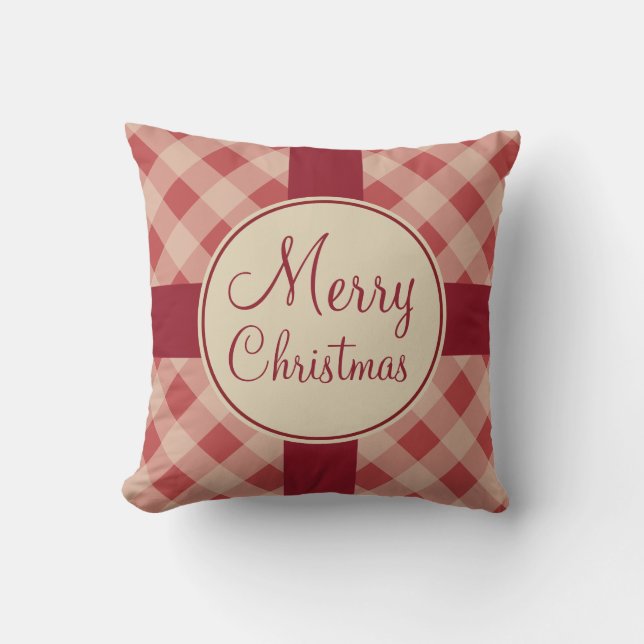 Almohada de Navidad Feliz  (Anverso)