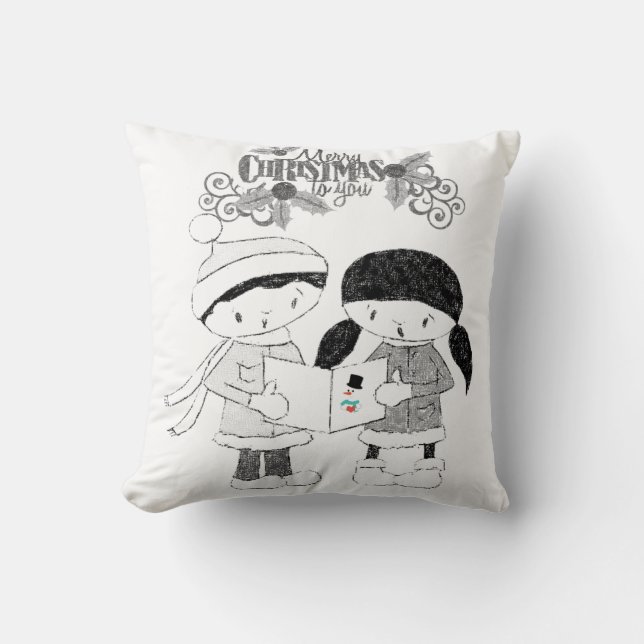 Almohada de Navidad, Feliz Navidad (Anverso)