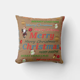 Almohada de Navidad, Feliz Navidad