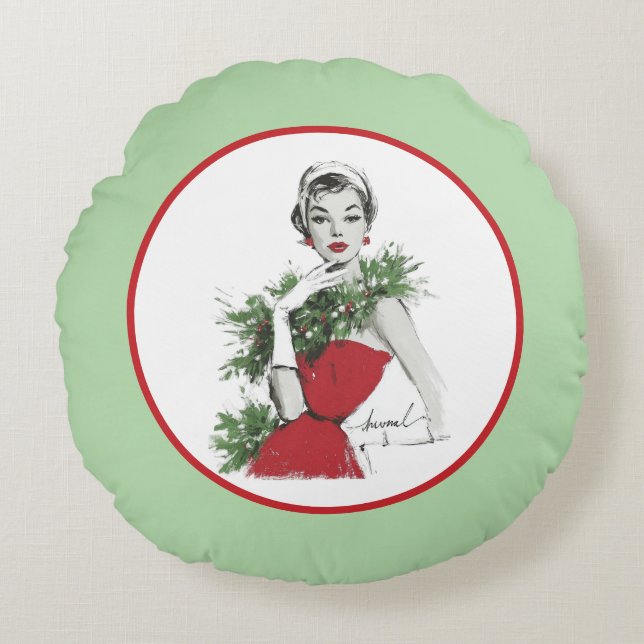 Almohada de Navidad Glam (Anverso)