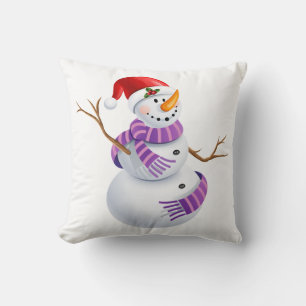 Almohada de Navidad-Muñeco de nieve