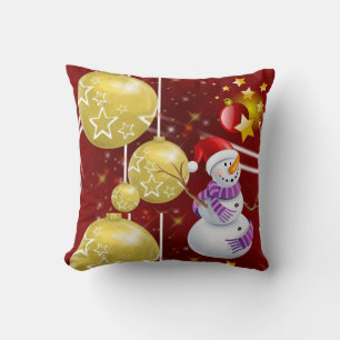 Almohada de Navidad Muñeco de Nieve
