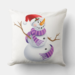 Almohada de Navidad-Muñeco de nieve