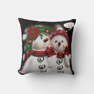 Almohada de Navidad Muñeco de Nieve