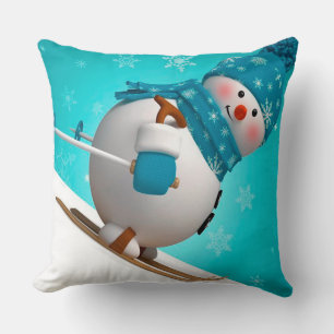 Almohada de Navidad/Muñeco de nieve