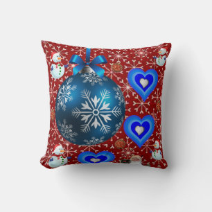 Almohada de Navidad Muñeco de Nieve