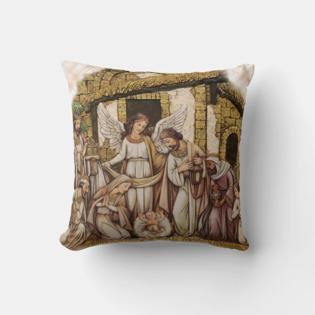 Almohada de Navidad/Natividad (Anverso)
