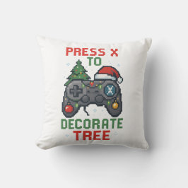 Almohada de Navidad para jugador de 'Presiona X pa