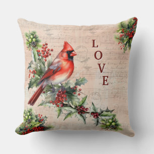 Almohada de Navidad París Matasellos de Tirar