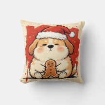 Almohada de Navidad Perro Zodiaco Chino