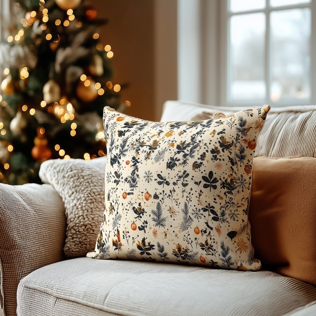 Almohada de Navidad personalizada con elegante fes (Subido por el creador)