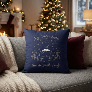 Almohada de Navidad personalizada Monte Etna 