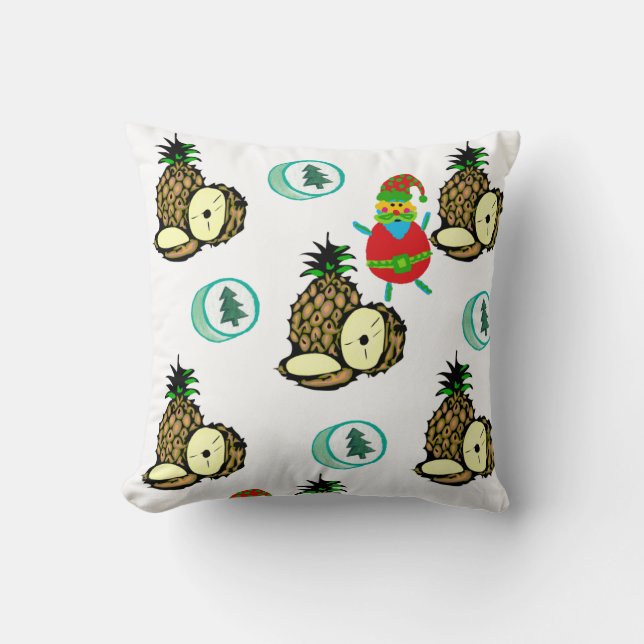 Almohada de Navidad, Pingüino Santa Cocos (Anverso)
