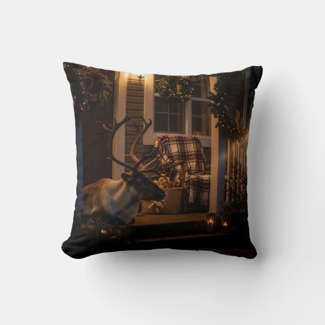 Almohada de Navidad - Reno  (Anverso)