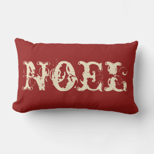 Almohada de Navidad Rústica Noel