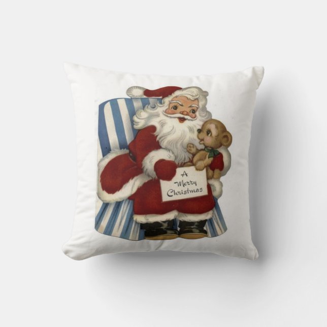 Almohada de Navidad Santa (Anverso)
