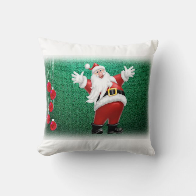 Almohada de Navidad Santa (Anverso)