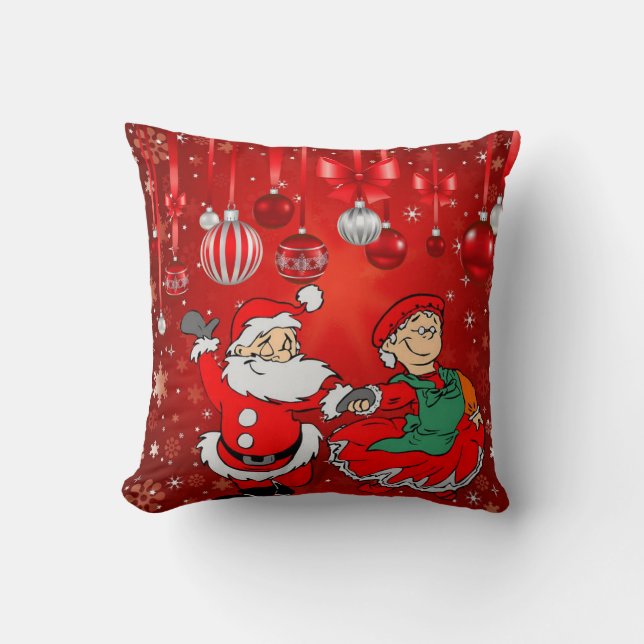 Almohada de Navidad Santa (Anverso)
